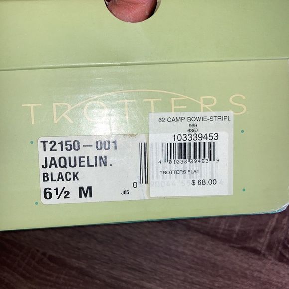 Vintage Trotter Jacqueline Black Shoes womens size 6.5 - Picture 13 of 13